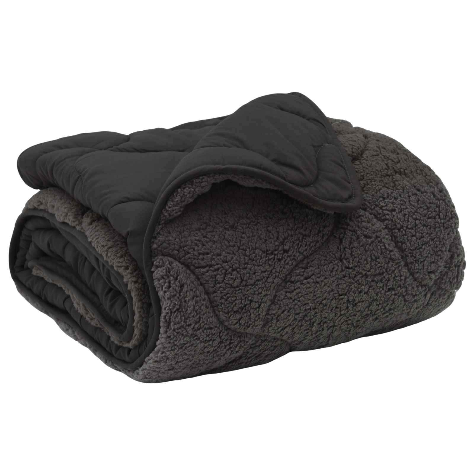 Duvet de ano inteiro colchonete antracite 220 x 260 cm