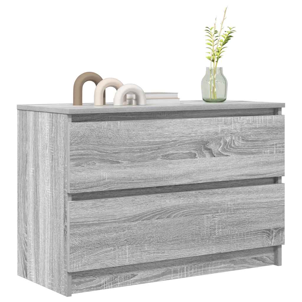 Móvel de TV 80x35x54 cm derivados de madeira cinzento sonoma