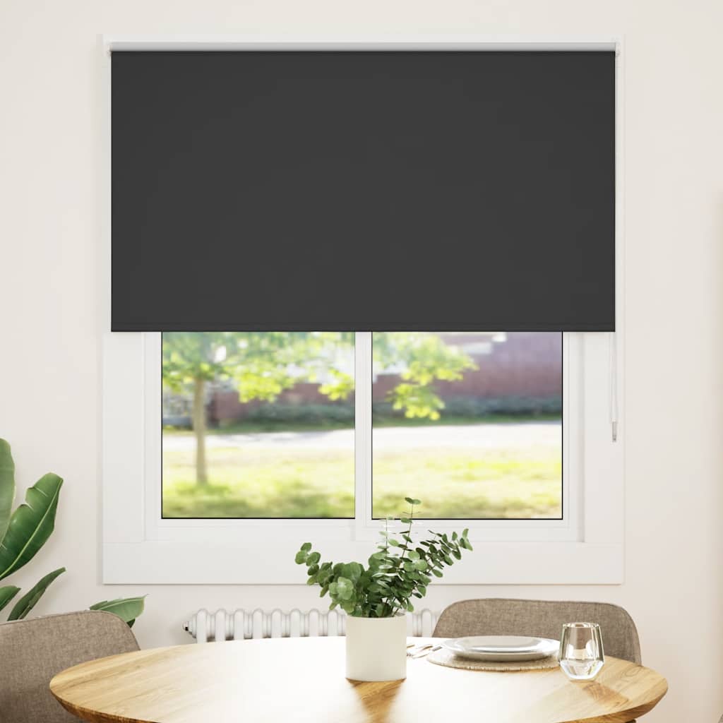 Persiana de enrolar 130x130 cm largura tecido 126,6cm poliéster