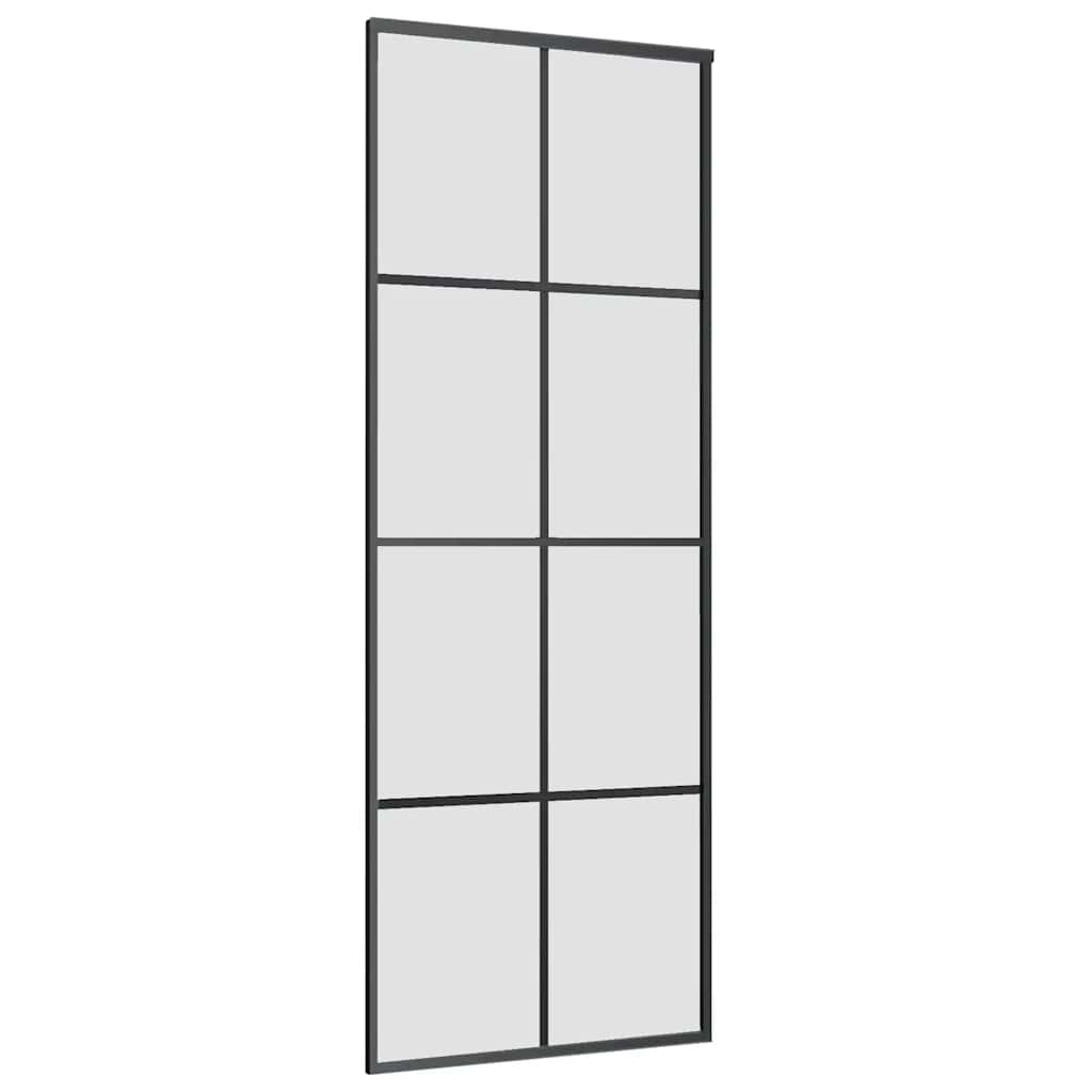 Porta deslizante c/ conj. ferragens 76x205cm vidro esg/alumínio