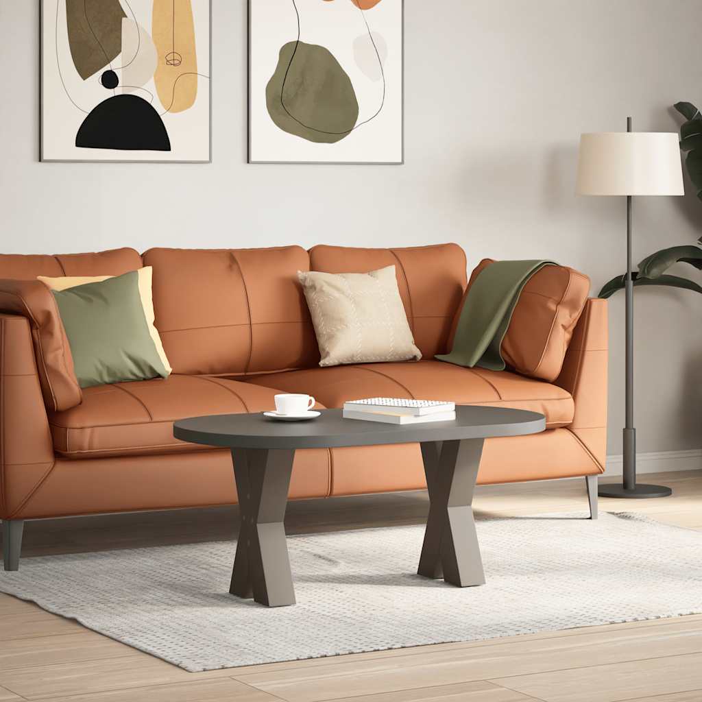 Pés para mesa de centro em formato de x, 2 peças, aço natural, 28x(42-43) cm, aço