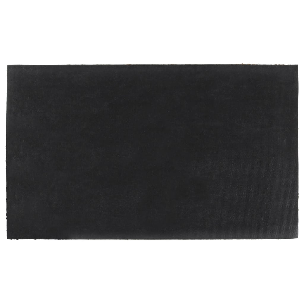 Tapete de porta 45x75 cm fibra de coco tufada natural