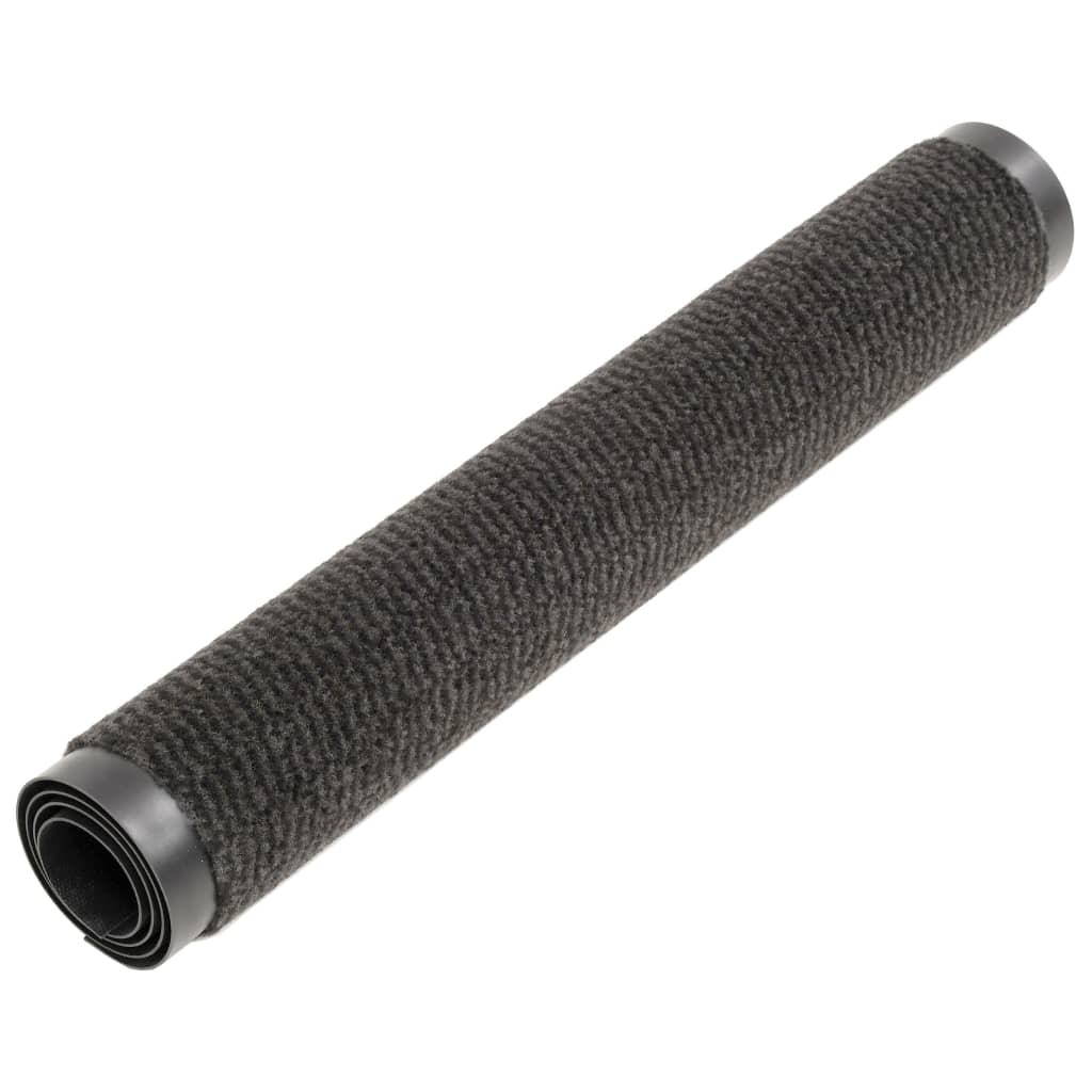 Tapete controlo pó retangular tufado 2pcs 40x60cm preto