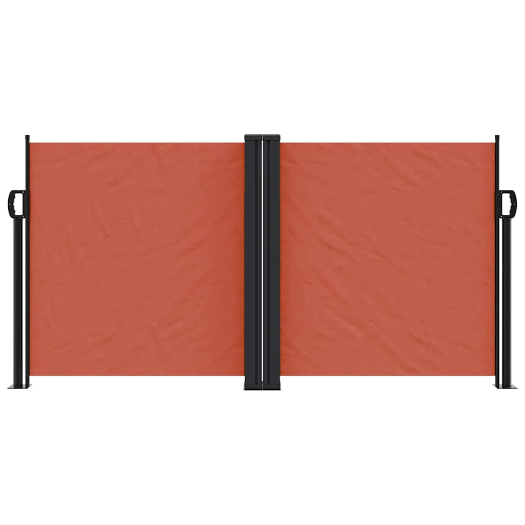 Toldo lateral retrátil 120x1200 cm terracotta