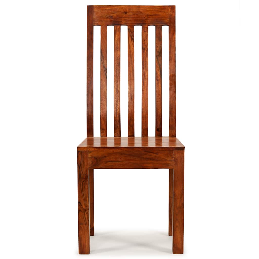 Cadeiras de jantar 6 pcs madeira maciça moderno