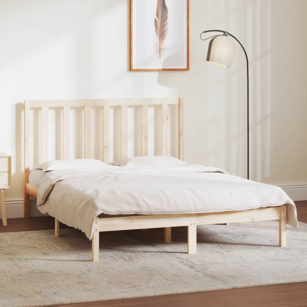 Cama sem colchão 135x190 cm madeira de pinho maciça