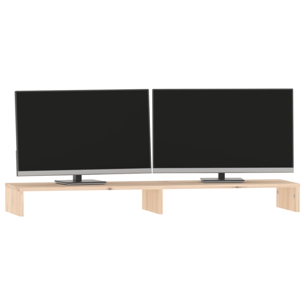 Suporte para monitor 100x27x10 cm madeira de pinho maciça