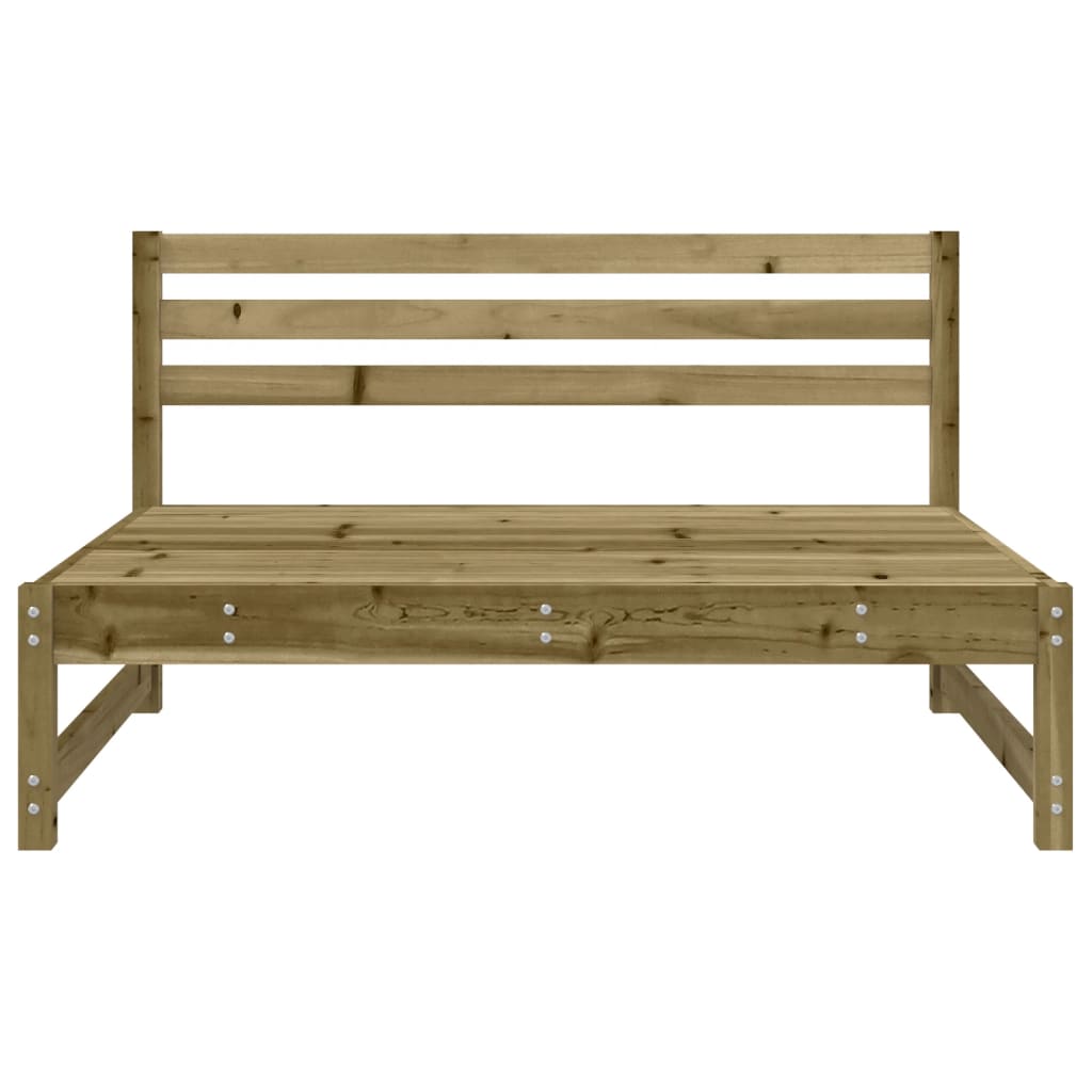 Sofás de centro para jardim 2 pcs 120x80 cm pinho impregnada