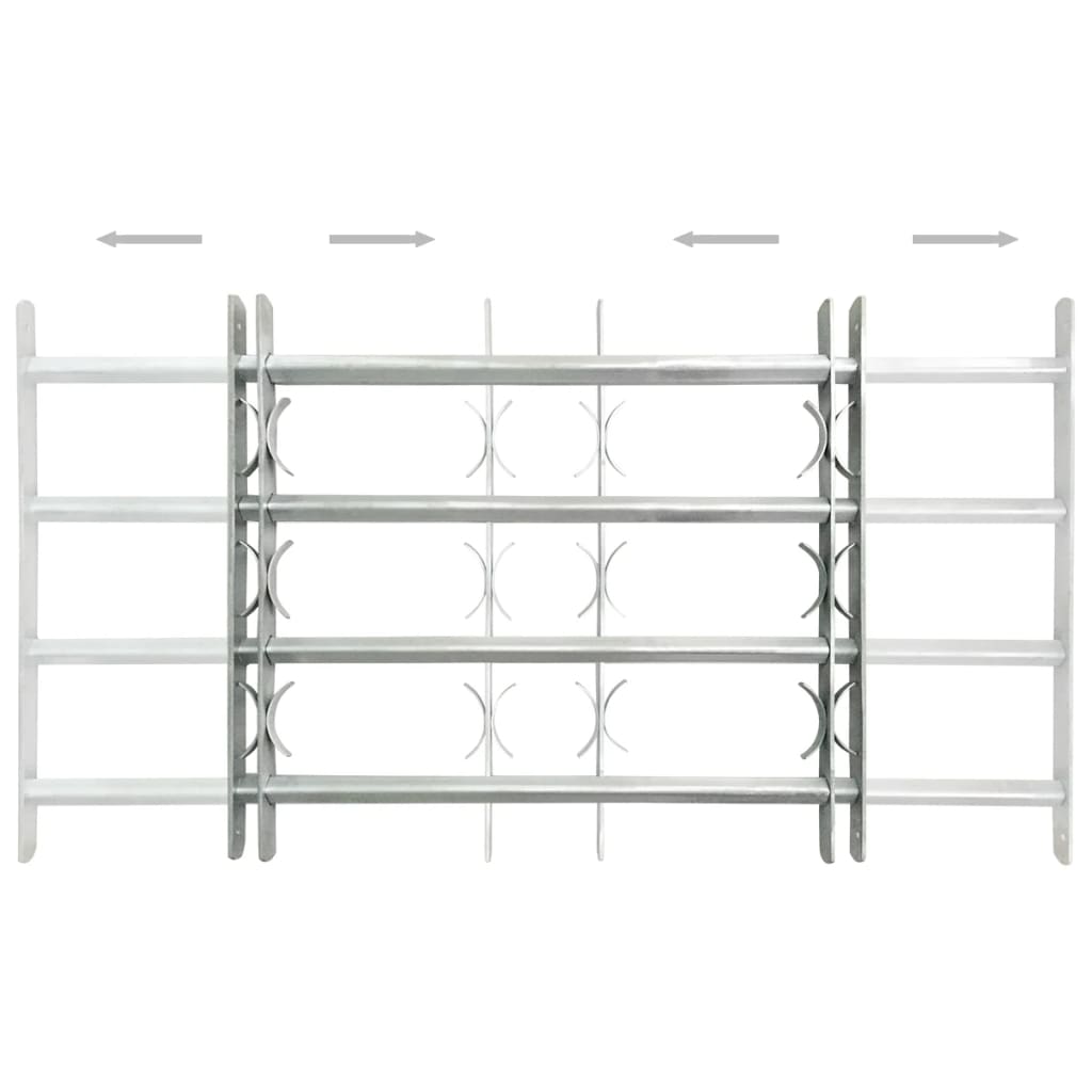 Grades de segurança ajustáveis para janelas 2 pcs 1000-1500 mm