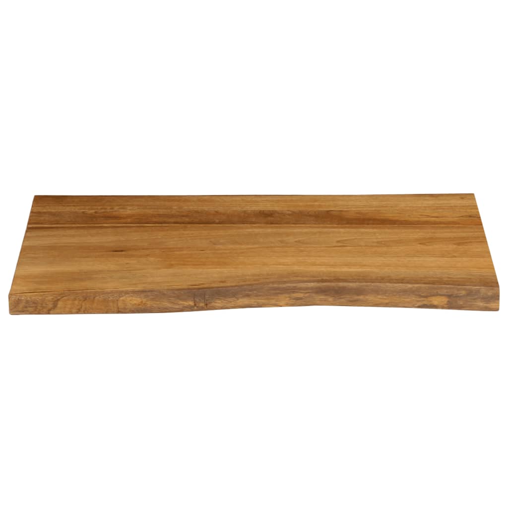 Tampo de mesa c/ borda viva 90x60x3,8 cm mangueira maciça