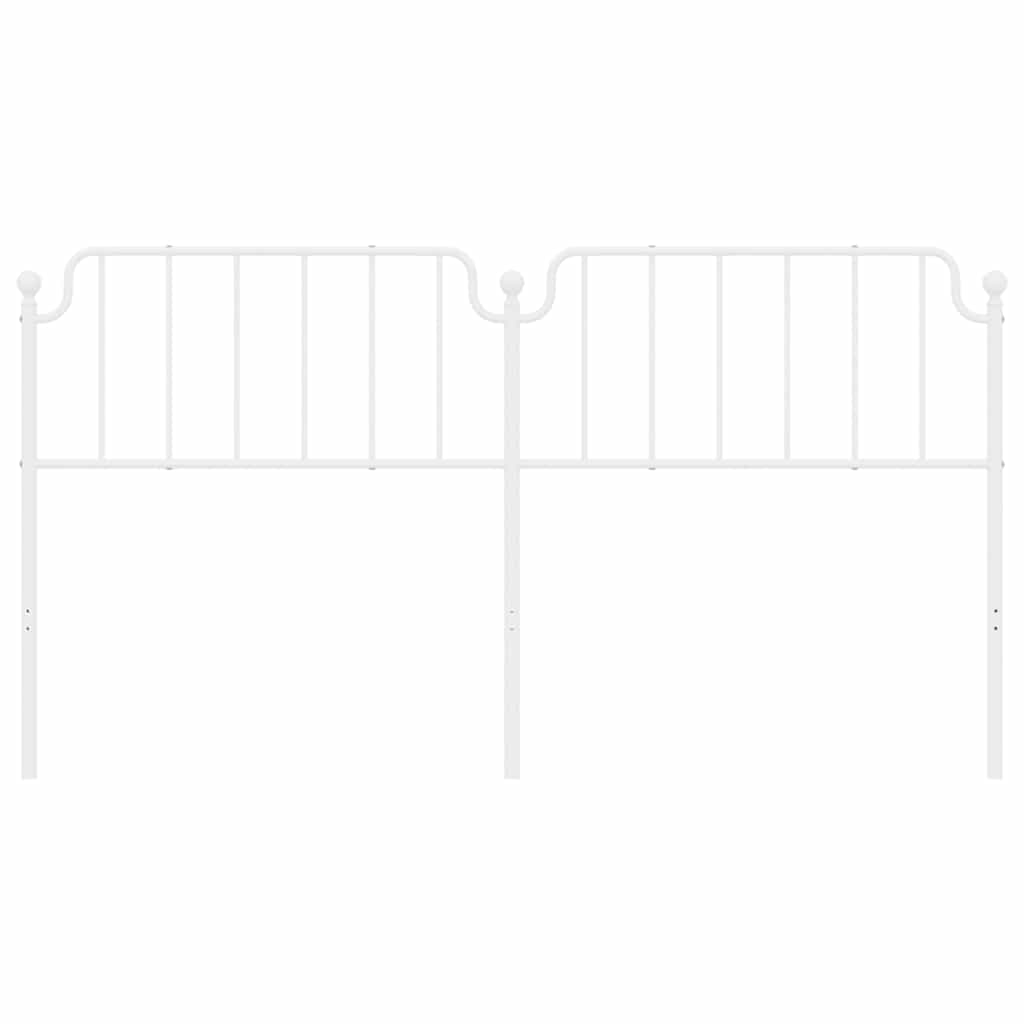 Cabeceira de substituição 180 cm metal branco