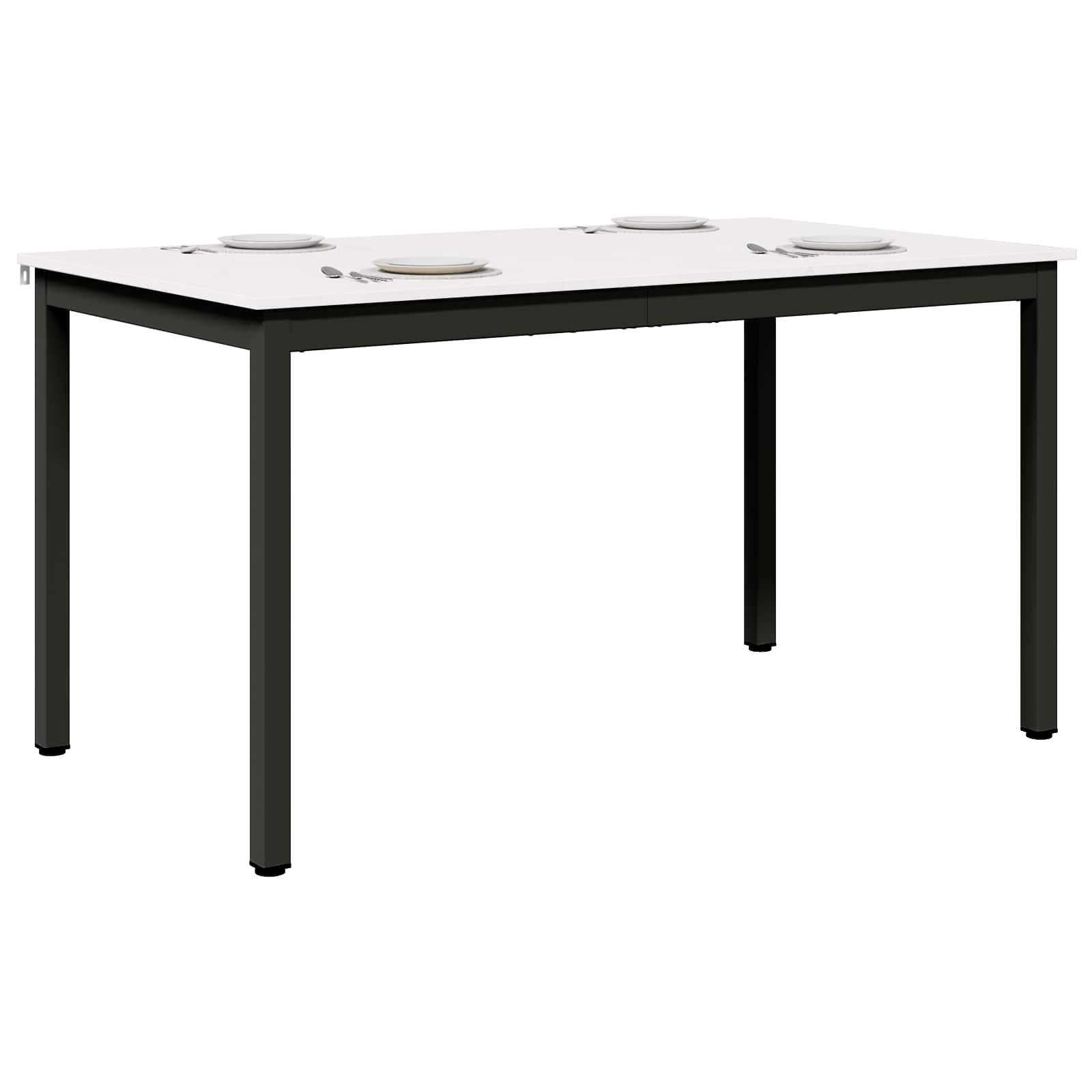 Mesa de jantar branco 140 x 80 x 75 cm