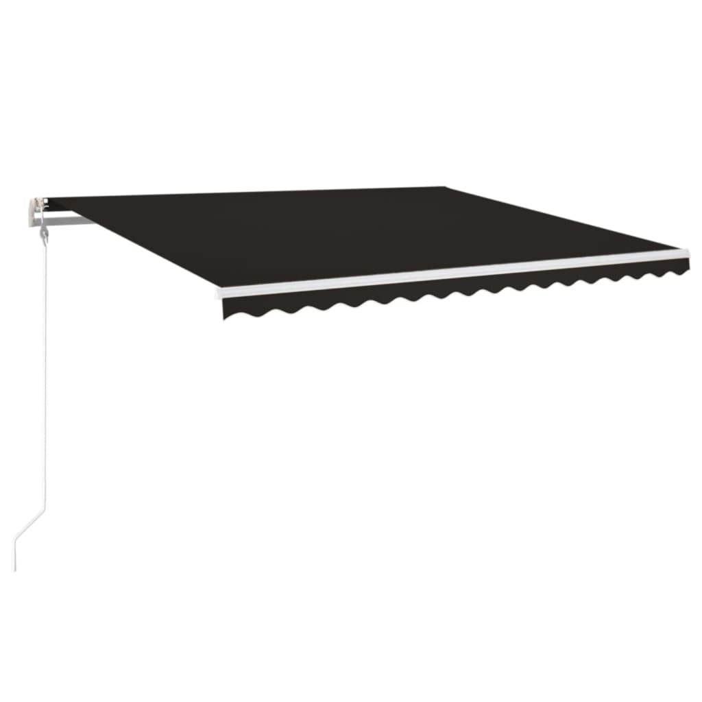 Toldo retrátil automático 400x350 cm antracite