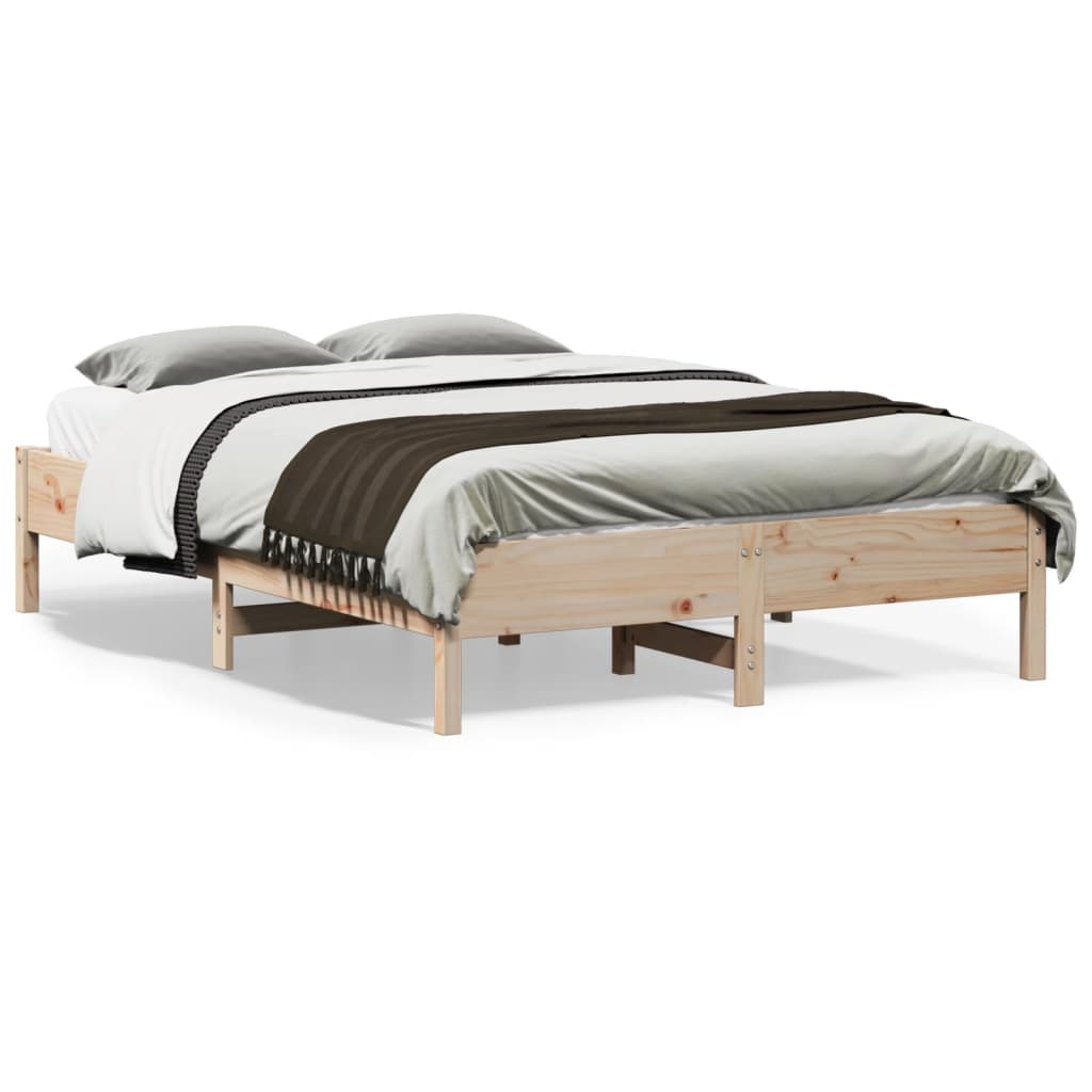 Cama sem colchão 120x190 cm madeira de pinho maciça