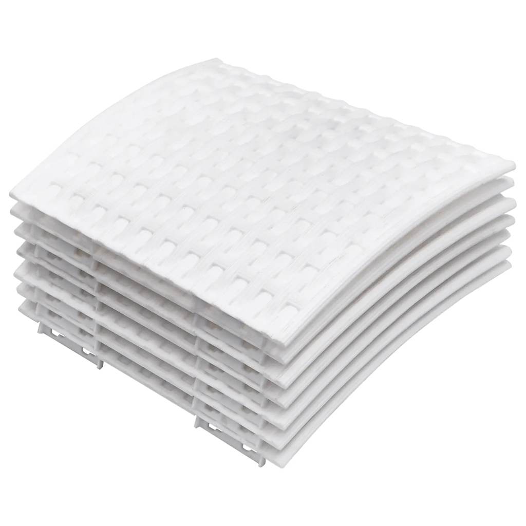 Saia para árvore de natal ø56x23 cm plástico branco