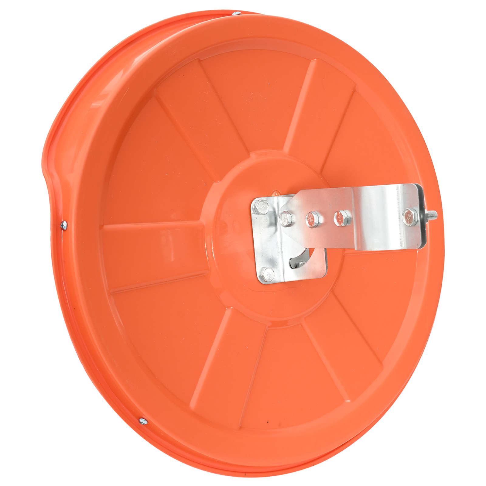 Convex espelho de trânsito para exterior 60 cm policarbonato laranja