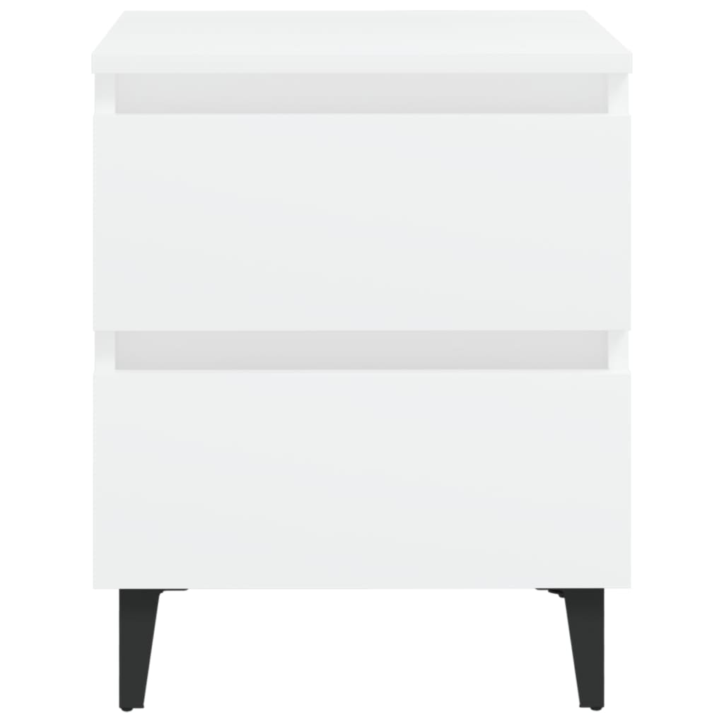 Mesa de cabeceira 40x35x50 cm derivados de madeira branco