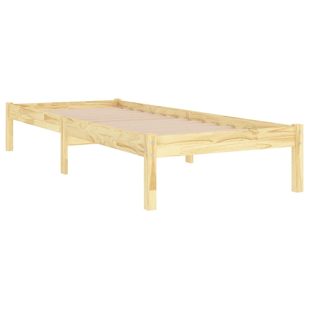 Estrutura cama pequena solteiro 75x190 cm madeira maciça
