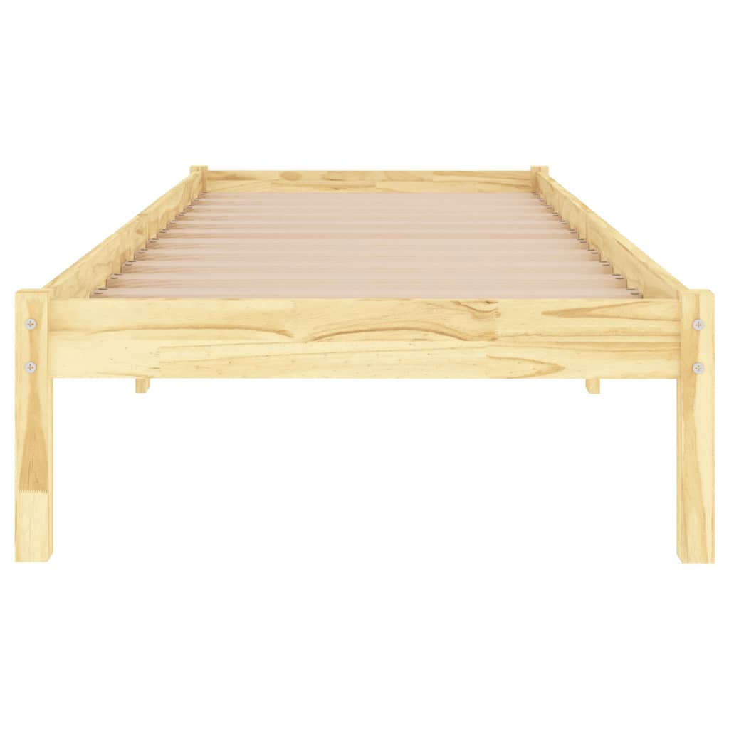Estrutura cama pequena solteiro 75x190 cm madeira maciça