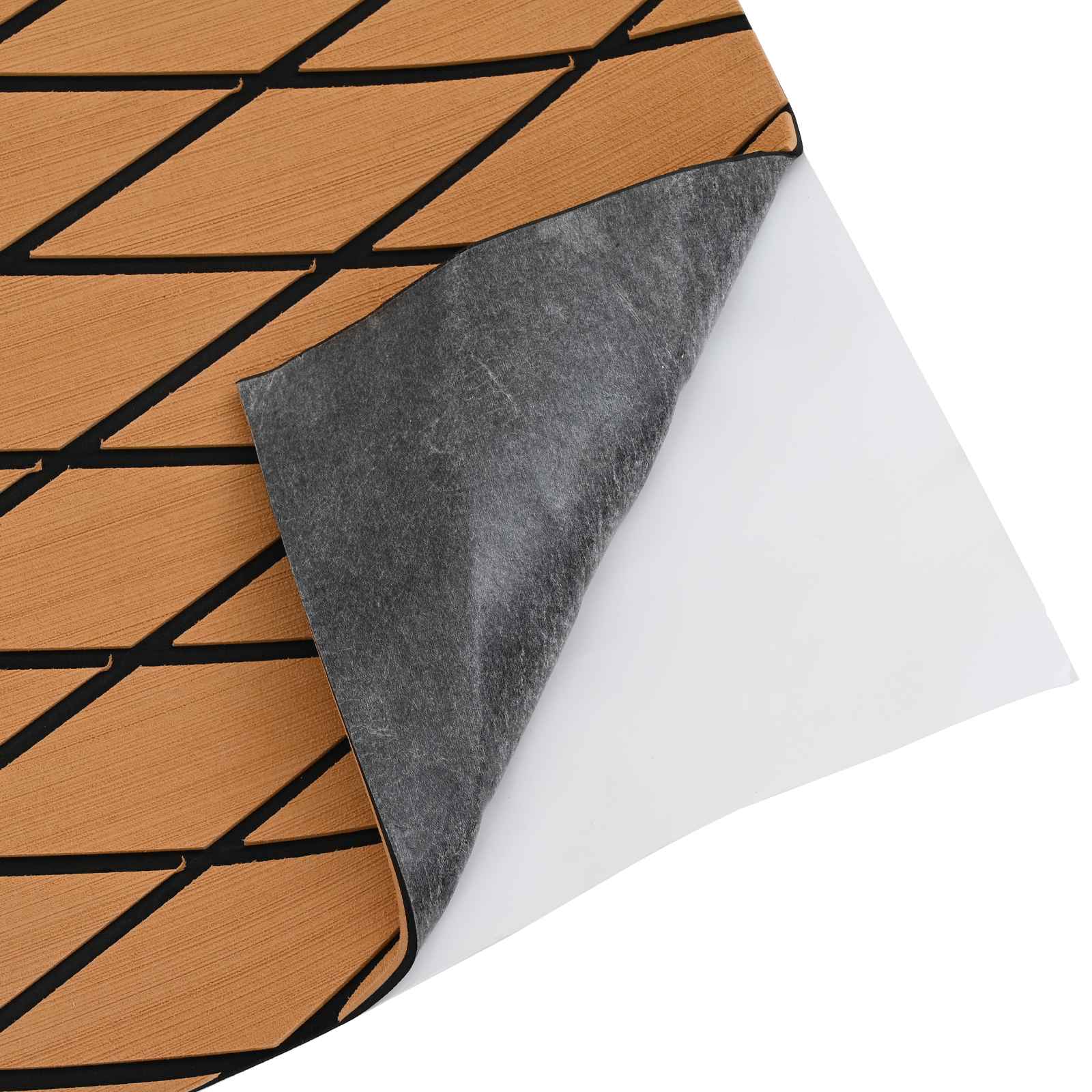 Tapete de barco riscas castanho e preto 190 x 70 cm eva