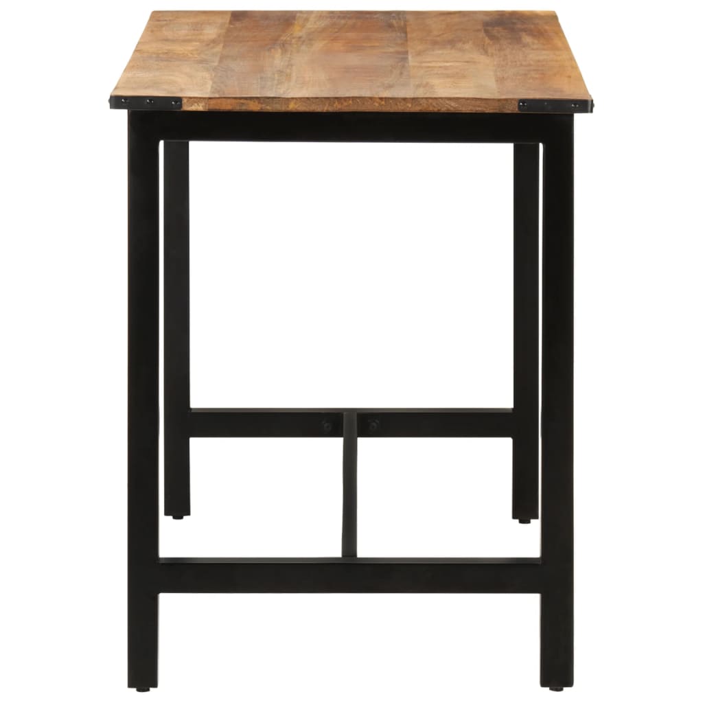 Mesa de jantar 110x60x76 cm madeira de mangueira maciça