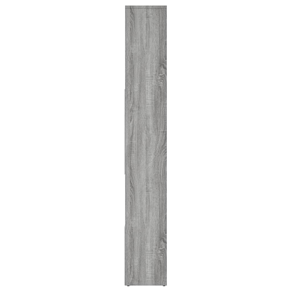 Estante 67x24x161 cm derivados de madeira sonoma cinza
