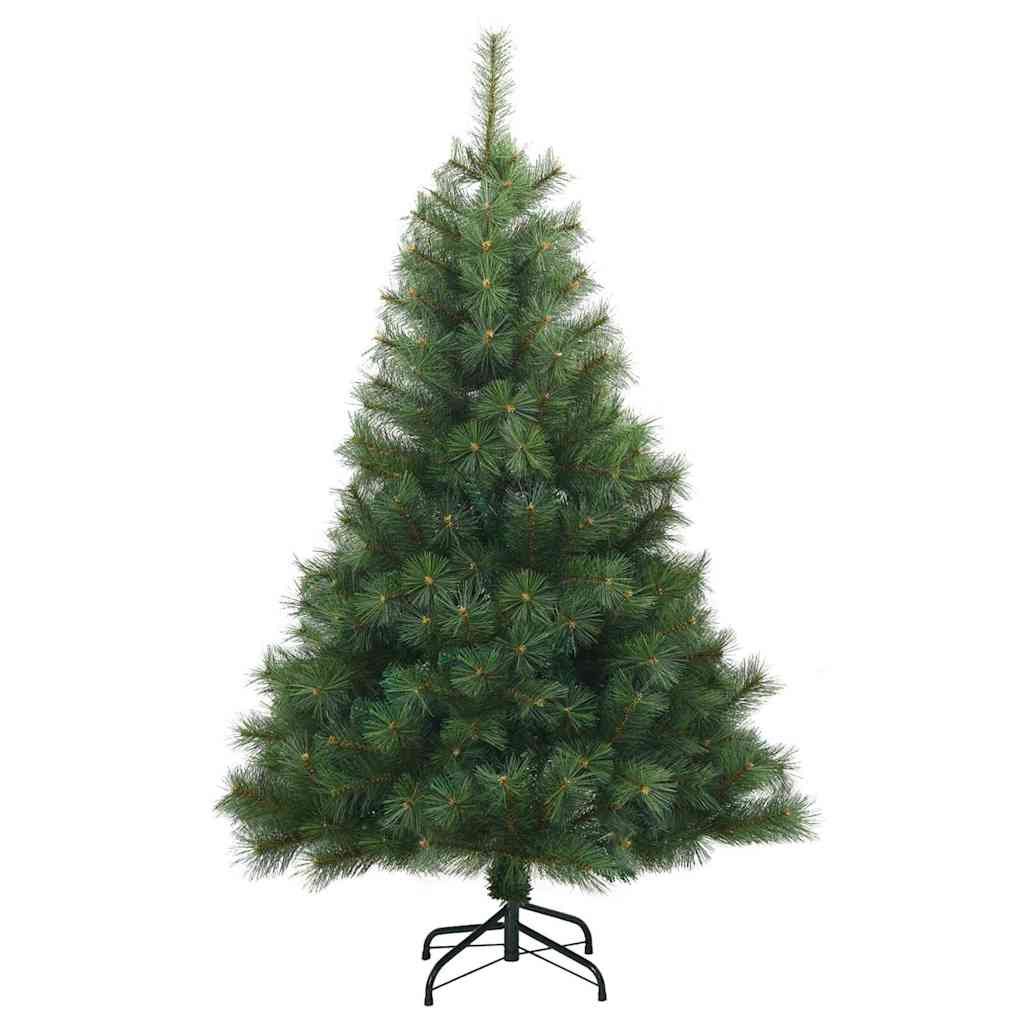 Árvore de natal articulada artificial verde 150 cm PVC, aço