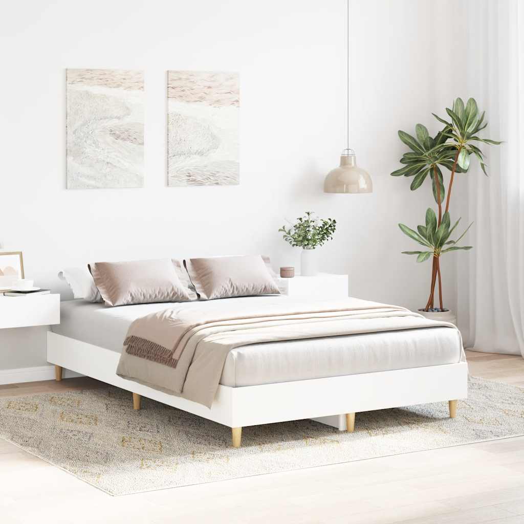 Estrutura de cama sem colchão 135x190 cm branco