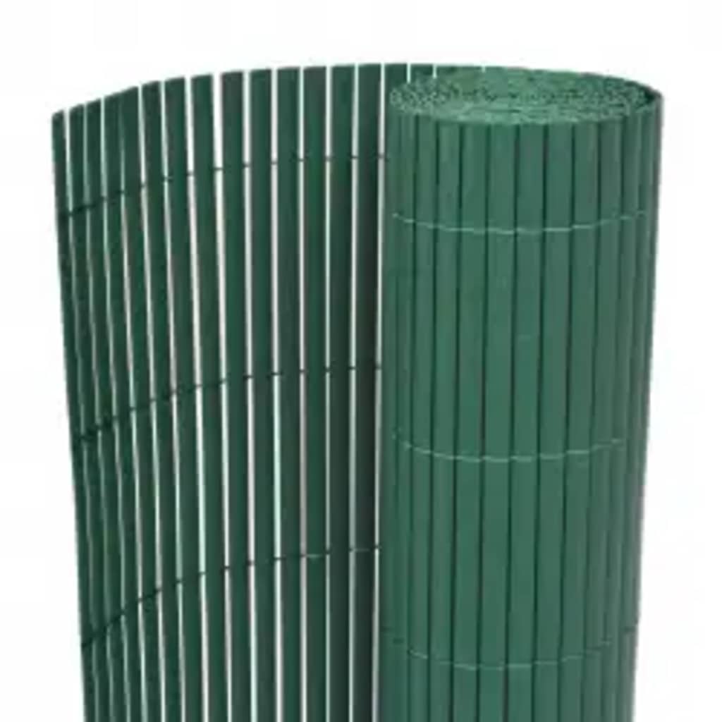 Cerca de jardim dupla face 110x400 cm verde
