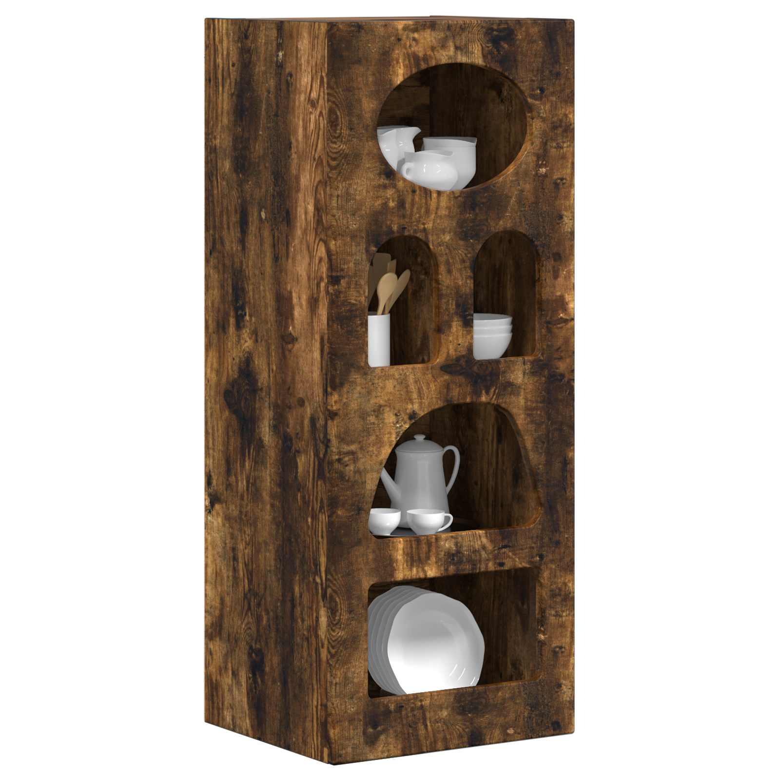 Buffet elst carvalho defumado 40 x 35 x 100,5 cm