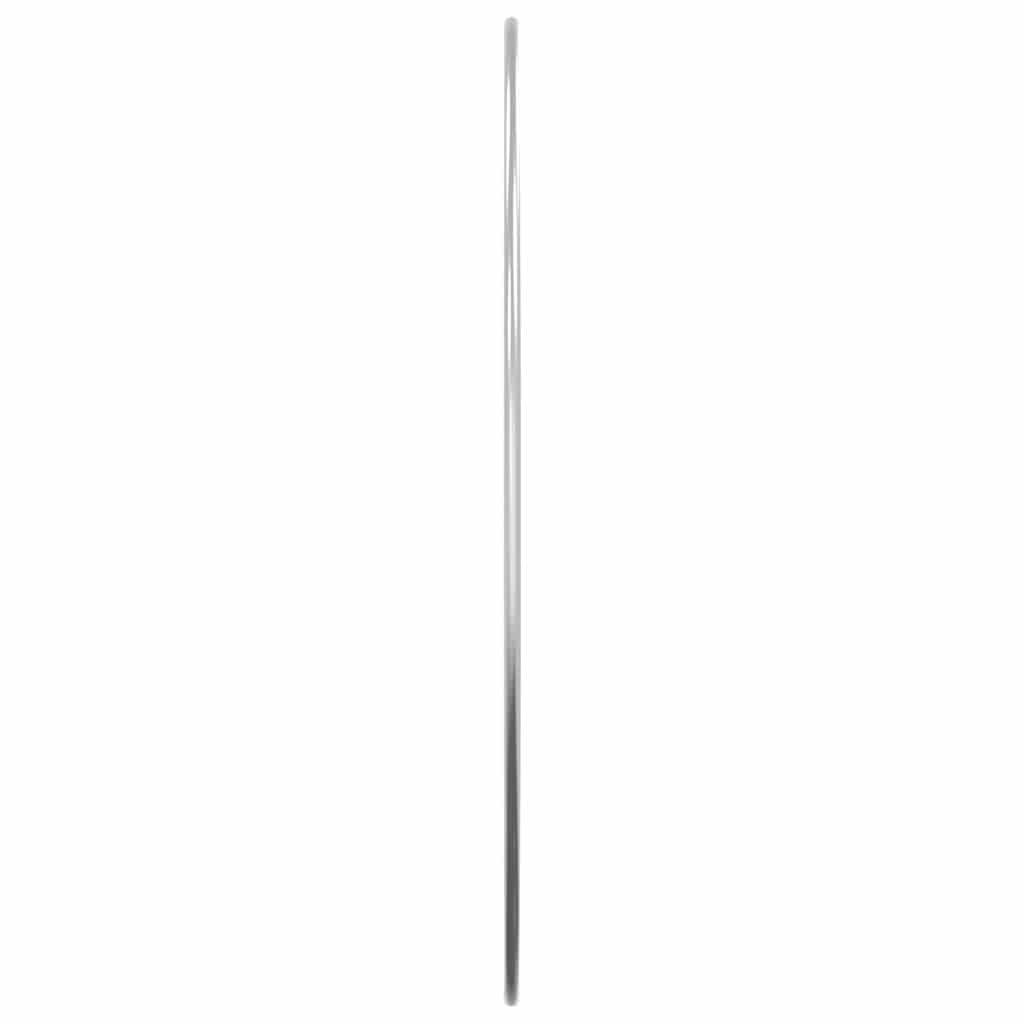 Espelho de parede ø50 cm redondo prateado