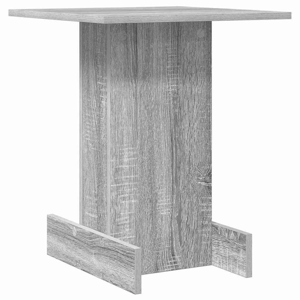 Mesa de apoio cinza sonoma 44,5 x 45 x 55 cm