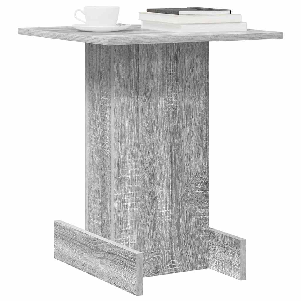 Mesa de apoio cinza sonoma 44,5 x 45 x 55 cm