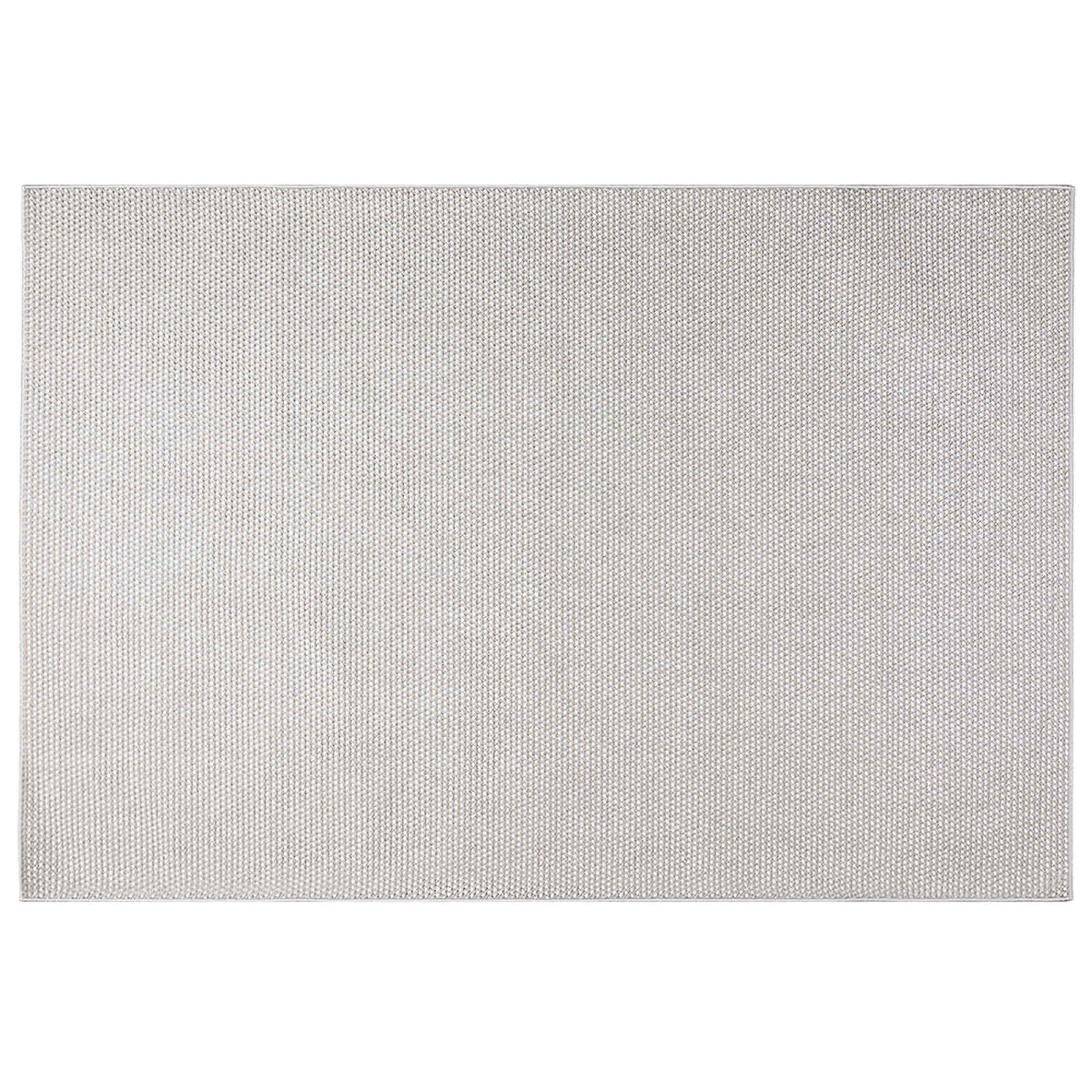 Tapetes de área lugo creme e cinza 240 x 340 cm poliéster