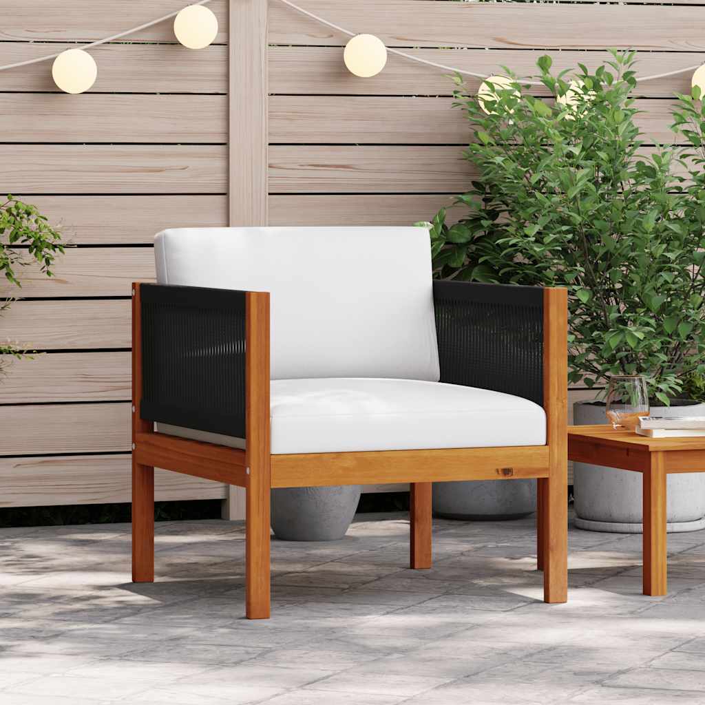 Cadeiras de jardim 2 pcs madeira acácia maciça