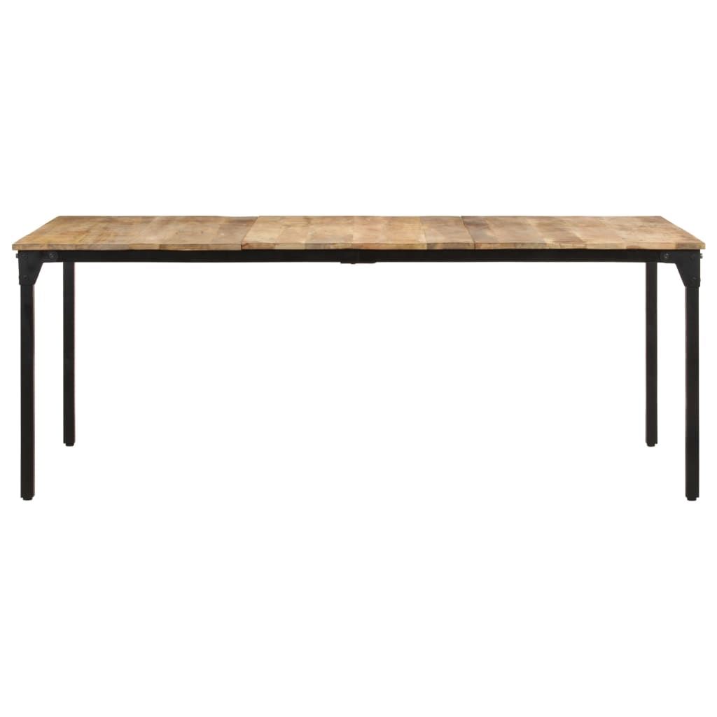 Mesa de jantar 200x100x76 cm madeira de mangueira áspera
