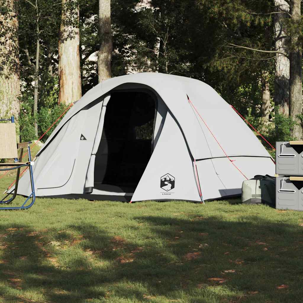 Tenda familiar cabana para 6 pessoas opaca impermeável branco