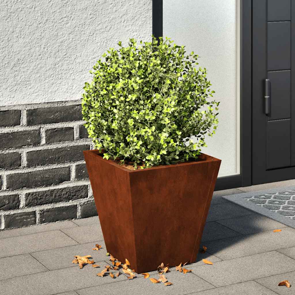 Garden planter 30x30x30 cm aço resistente às intempéries