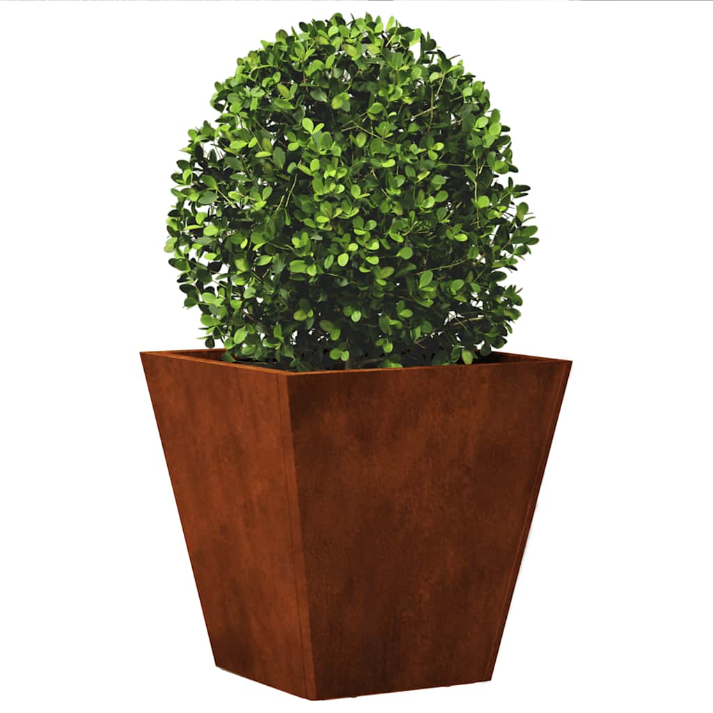 Garden planter 30x30x30 cm aço resistente às intempéries