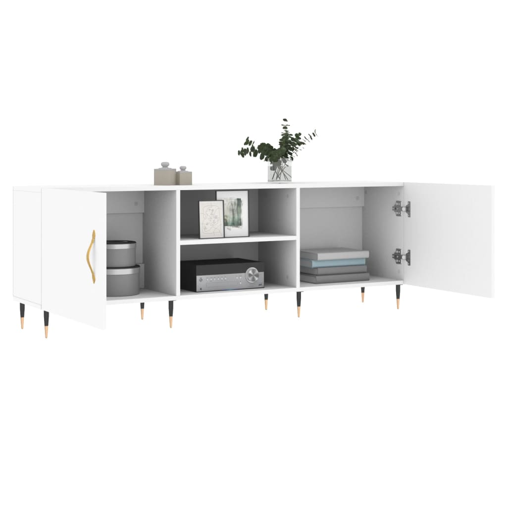 Móvel para TV 150x30x50 cm derivados de madeira branco