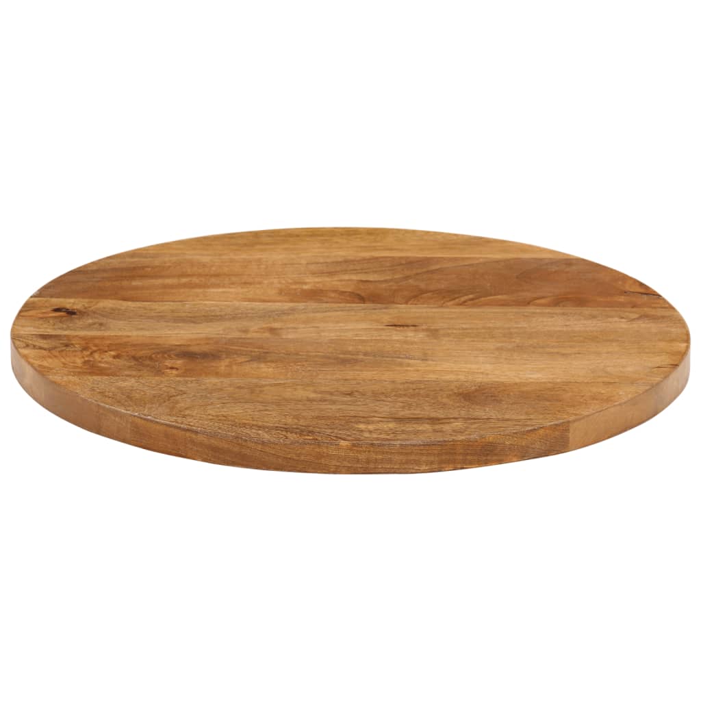 Tampo de mesa redondo ø50x2,5cm madeira de mangueira maciça