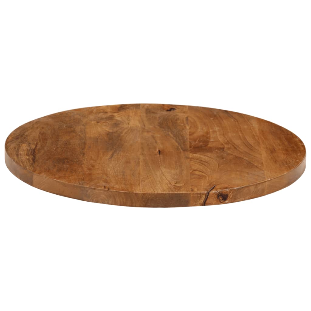 Tampo de mesa redondo ø50x2,5cm madeira de mangueira maciça