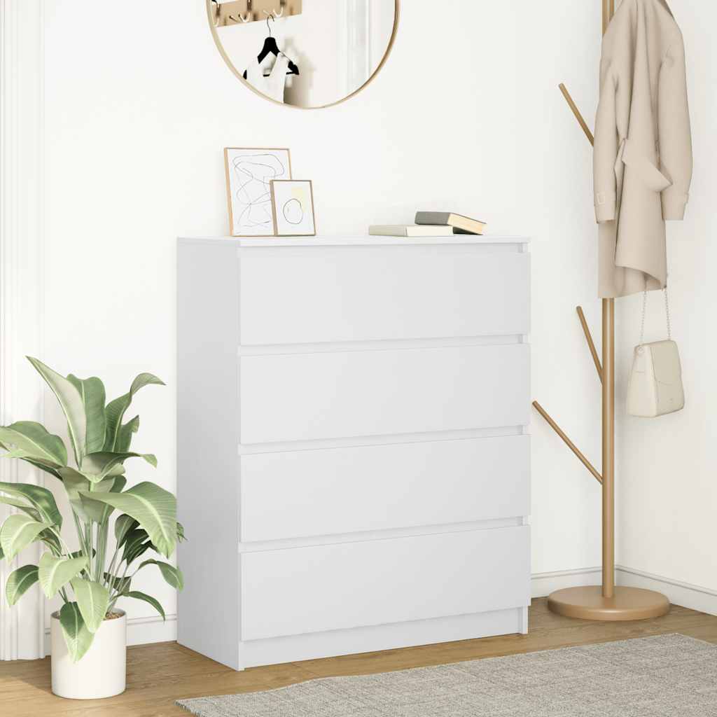 Aparador 80x35x99 cm derivados de madeira branco