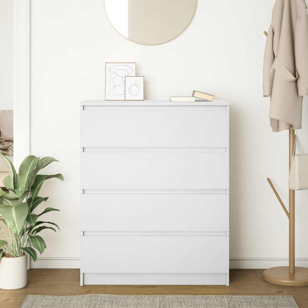 Aparador 80x35x99 cm derivados de madeira branco
