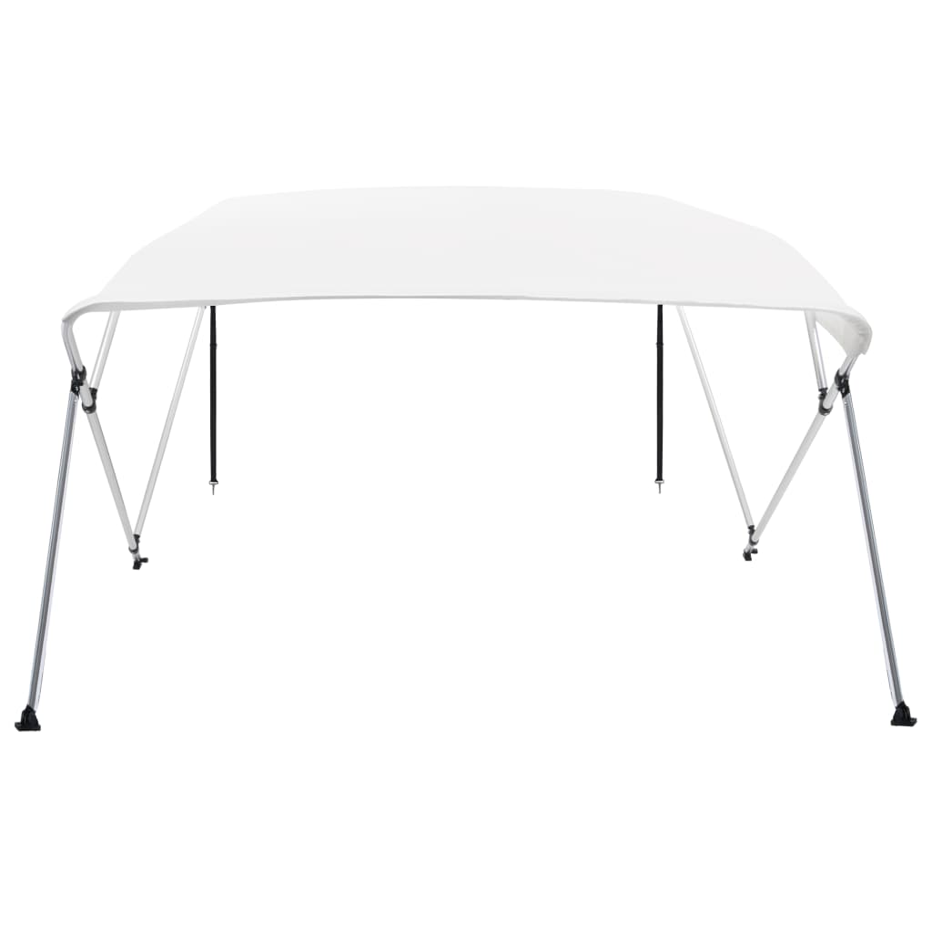 Toldo em 4 arcos bimini 243x196x137 cm branco