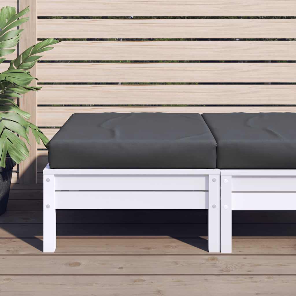 Almofadão para sofá de paletes 60x60x9,5 cm tecido antracite
