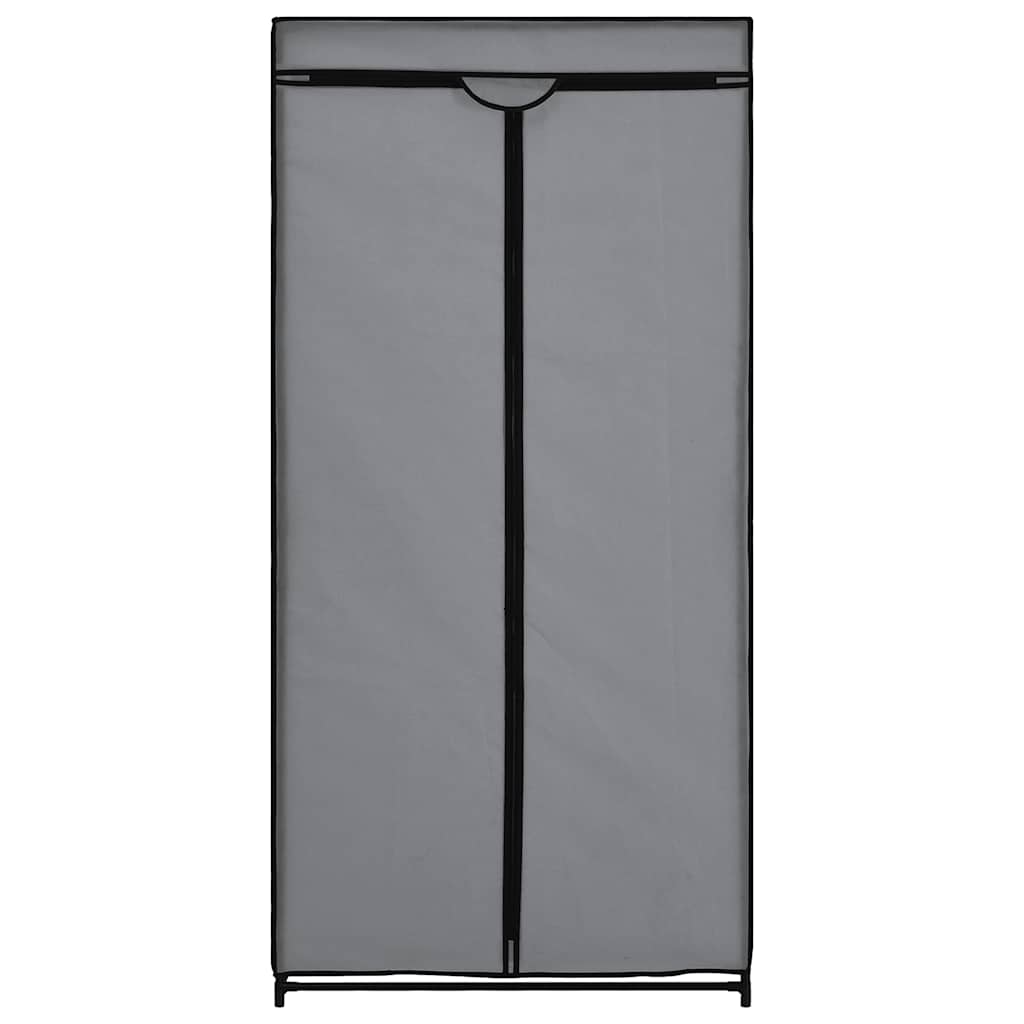 Roupeiro 75x50x160 cm cinzento