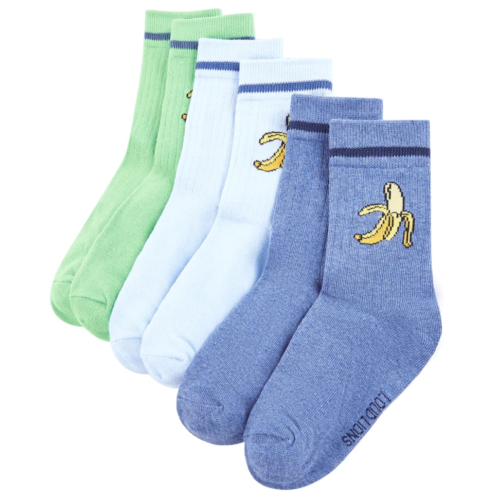Meias para criança 5 pares ue 30-34