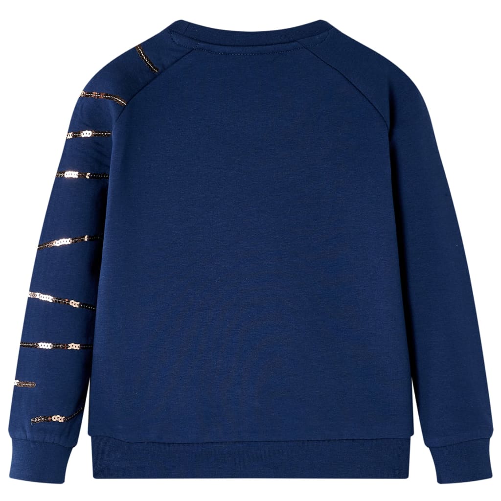Sweatshirt para criança azul-marinho 116