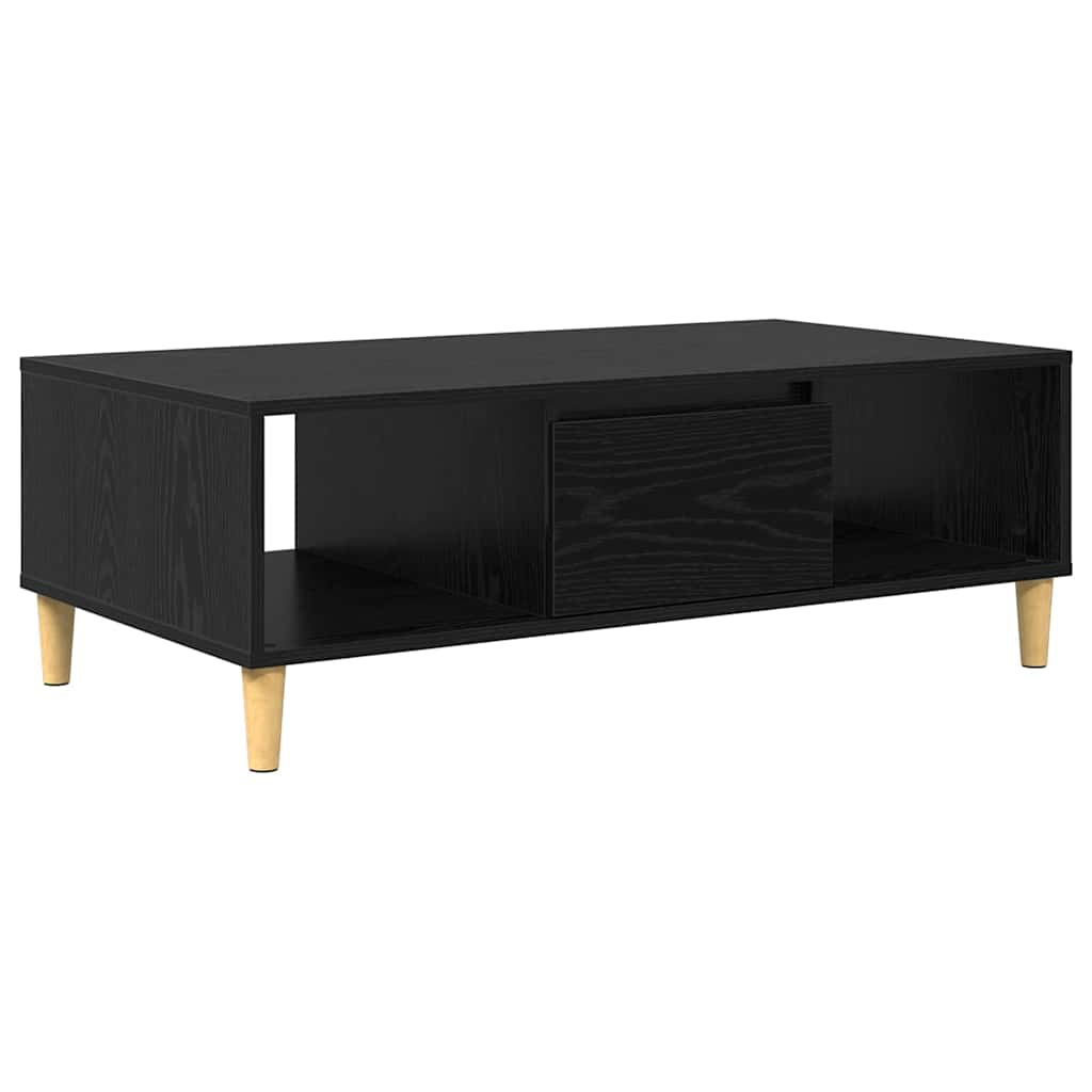 Mesa de centro carvalho preto 102 x 55 x 35 cm